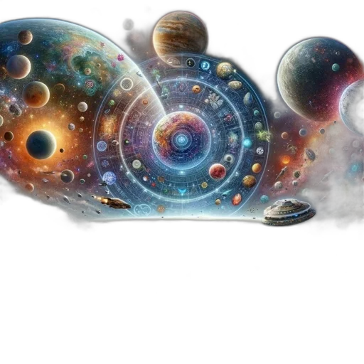 staff, concept art, fantasy art, photorealistic, watercolor, outer space, elaborate, space transparent PNG cut-out