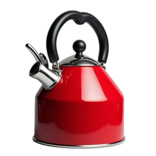 weapon, staff, bottle, robot, 3d render, red, silver, kettle transparent PNG cut-out