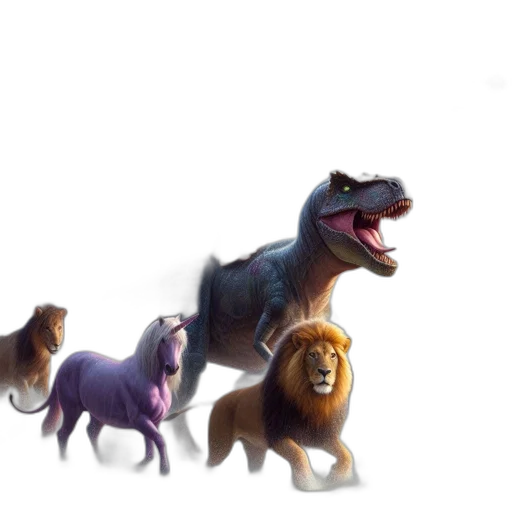 animal, creature, concept art, 3d render, fantasy art, photorealistic, jesus-like, figure transparent PNG cut-out