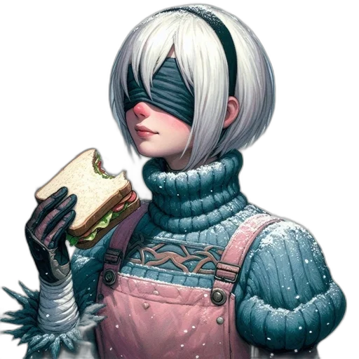face, mask, weapon, food, concept art, fantasy art, pixel art, cyberpunk transparent PNG cut-out