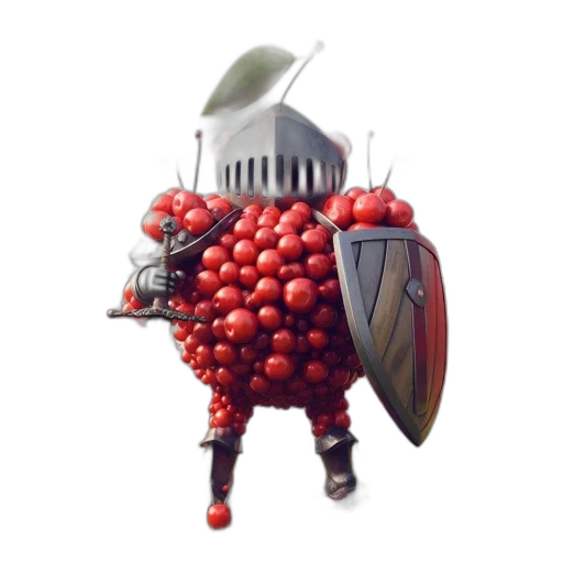 robot, weapon, staff, crown, 3d render, concept art, pixel art, fantasy art transparent PNG cut-out
