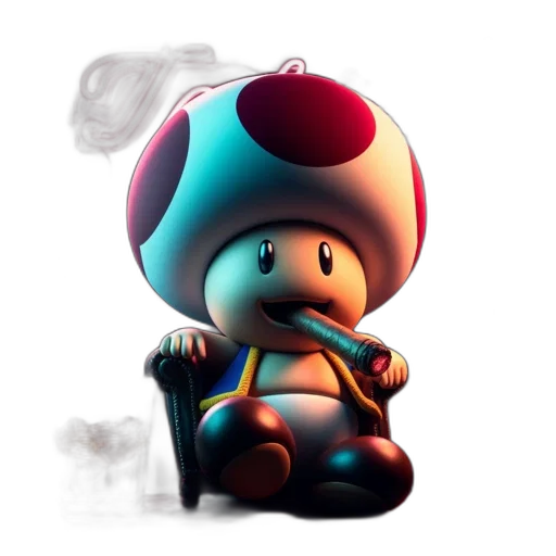 robot, creature, concept art, 3d render, pixel art, fantasy art, dark, toad transparent PNG cut-out