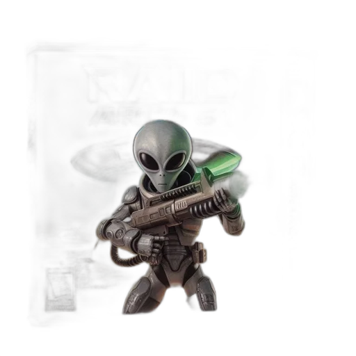 robot, weapon, concept art, 3d render, outer space, nintendo, 3ds, game transparent PNG cut-out