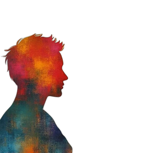face, mask, watercolor, concept art transparent PNG cut-out