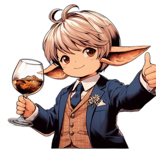 staff, dragon, food, face, anime, pixel art, concept art, animated transparent PNG cut-out