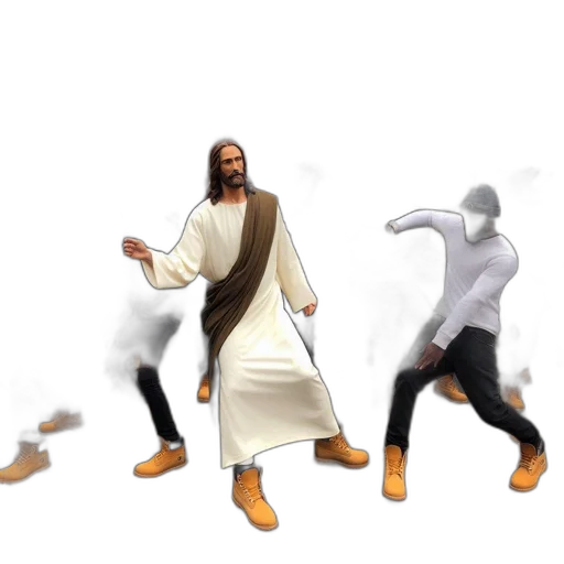 shoes, creature, 3d render, concept art, photorealistic, man, white, robe transparent PNG cut-out