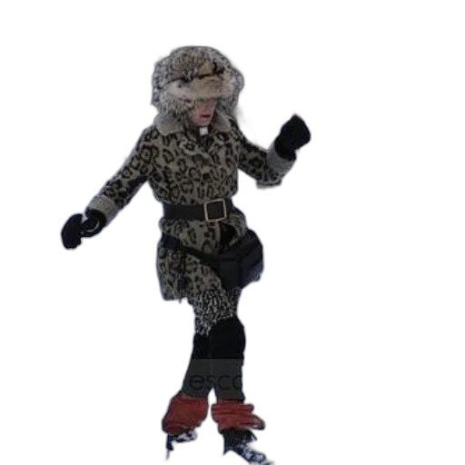 jacket, creature, animal, robot, 3d render, concept art, person, leopard transparent PNG cut-out