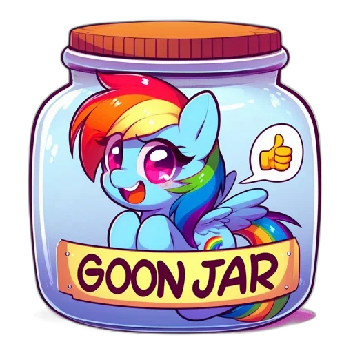 pixel art, cartoon, anime, animated, rainbow-furred, pegasus, captured, within transparent PNG cut-out