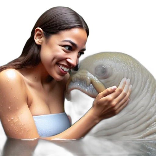 creature, animal, mask, face, photorealistic, concept art, underwater, young transparent PNG cut-out
