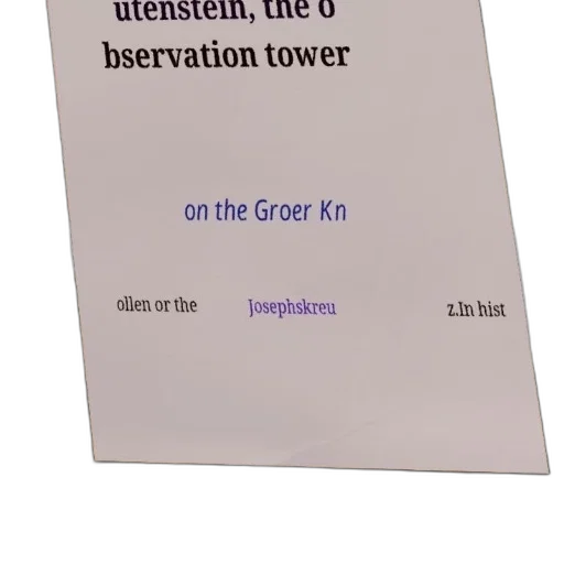 building, jewelry, poster, text, german, about, observation, tower transparent PNG cut-out