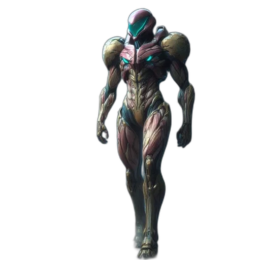 robot, creature, weapon, concept art, 3d render, cyberpunk, vaporwave, pastel transparent PNG cut-out