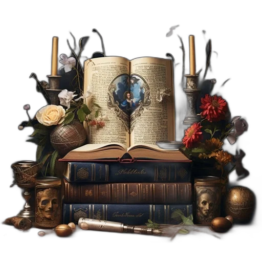 crown, furniture, mask, staff, fantasy art, 3d render, concept art, photorealistic transparent PNG cut-out
