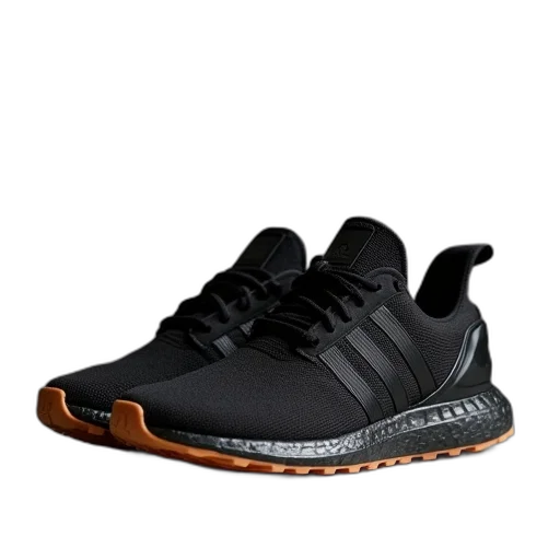 shoes, 3d render, dark, pair transparent PNG cut-out