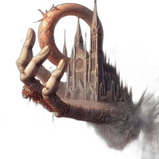 dragon, staff, sword, weapon, concept art, fantasy art, photorealistic, watercolor transparent PNG cut-out