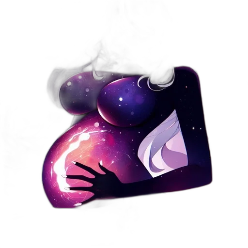 mask, staff, concept art, fantasy art, pixel art, watercolor, outer space, fire transparent PNG cut-out