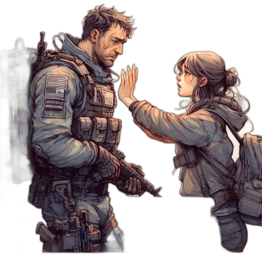 jacket, concept art, comic book art, watercolor, cyberpunk, fire, outer space, pastel transparent PNG cut-out