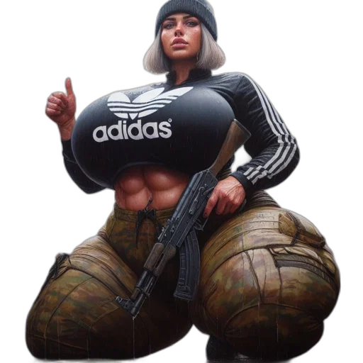 jacket, weapon, hat, animal, concept art, photorealistic, pixel art, cyberpunk transparent PNG cut-out