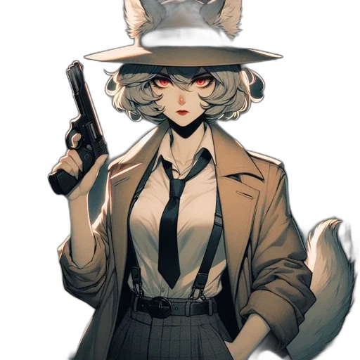 staff, hat, weapon, animal, concept art, pixel art, anime, comic book art transparent PNG cut-out