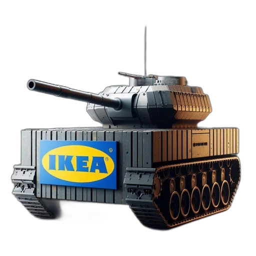 weapon, robot, car, animal, concept art, 3d render, tank, ikea transparent PNG cut-out