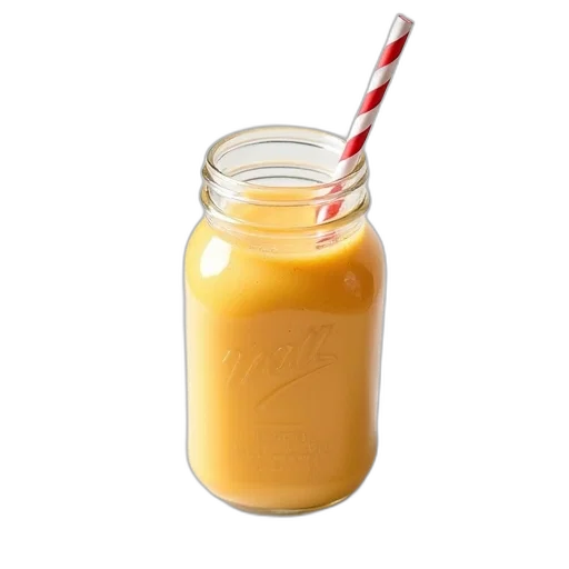 food, bottle, glass, jar, filled, smoothie-like, liquid, placed transparent PNG cut-out