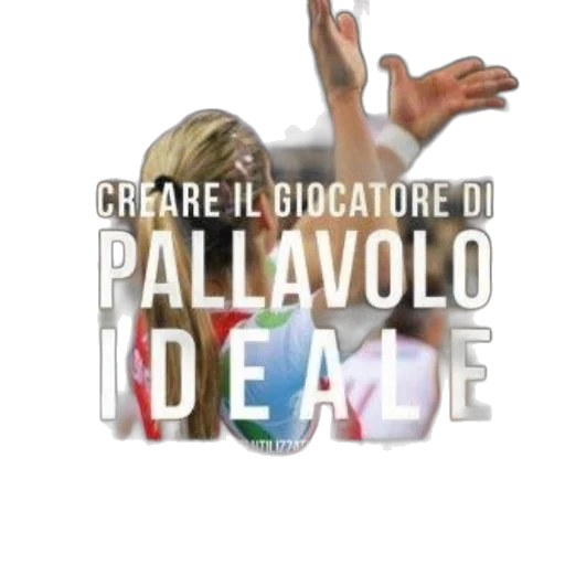 photorealistic, book, cover, italian, titled, creare, giocatore, pallavolo transparent PNG cut-out