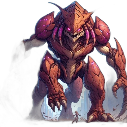 creature, robot, dragon, weapon, concept art, fantasy art, comic book art, cyberpunk transparent PNG cut-out