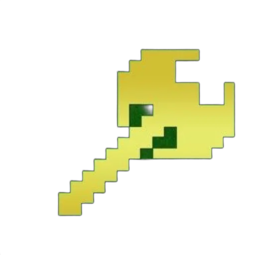 crown, dragon, weapon, staff, pixel art, 3d render, concept art, green transparent PNG cut-out