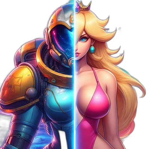 concept art, vaporwave, pixel art, fantasy art, colorful, neon, golden, pastel transparent PNG cut-out