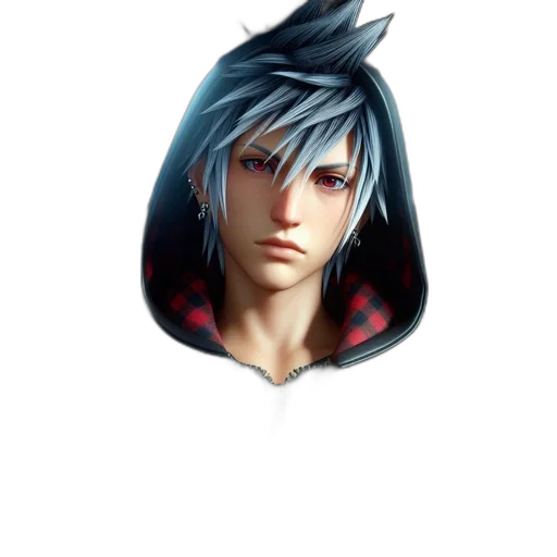 face, mask, jacket, hat, fantasy art, photorealistic, concept art, 3d render transparent PNG cut-out