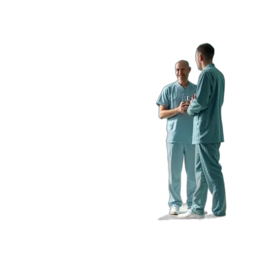 staff, 3d render, concept art, fog, long, term, care, represents transparent PNG cut-out
