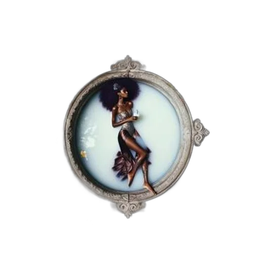 jewelry, crown, staff, dress, fantasy art, concept art, oil painting, underwater transparent PNG cut-out
