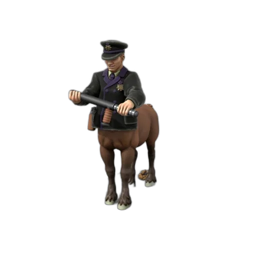 staff, hat, animal, weapon, 3d render, concept art, photorealistic, pixel art transparent PNG cut-out