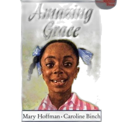 face, cover, amazing, grace, mary, hoffman, caroline, binch transparent PNG cut-out