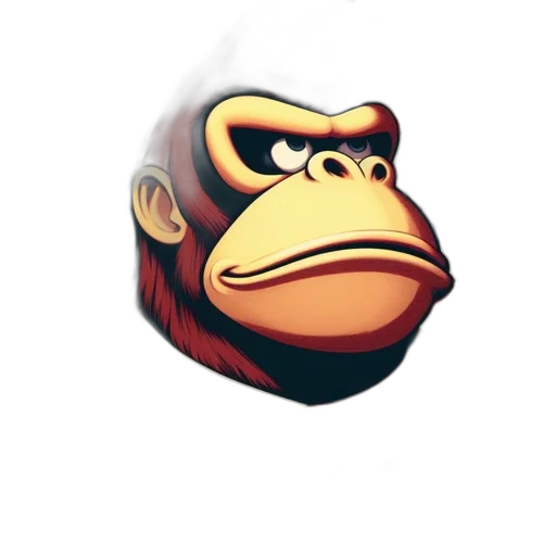 animal, mask, 3d render, concept art, photorealistic, illustrated, gorilla, suit transparent PNG cut-out
