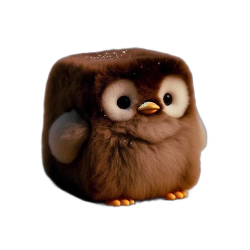 animal, creature, 3d render, concept art, photorealistic, fantasy art, owl-like, large transparent PNG cut-out