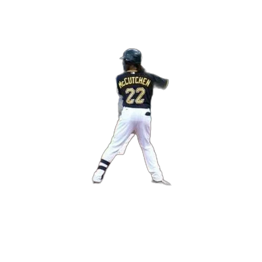 animal, weapon, 3d render, baseball, player, name, mccutchen, his transparent PNG cut-out
