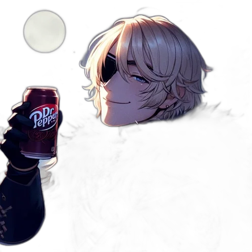 bottle, mask, food, crown, pixel art, concept art, anime, vaporwave transparent PNG cut-out