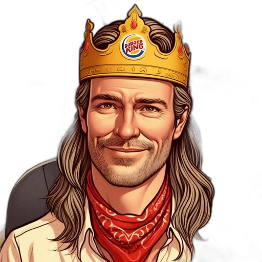 crown, staff, hat, face, photorealistic, concept art, fantasy art, comic book art transparent PNG cut-out