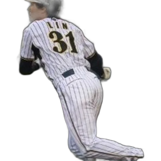 creature, animal, 3d render, baseball, player, striped, uniform, number transparent PNG cut-out