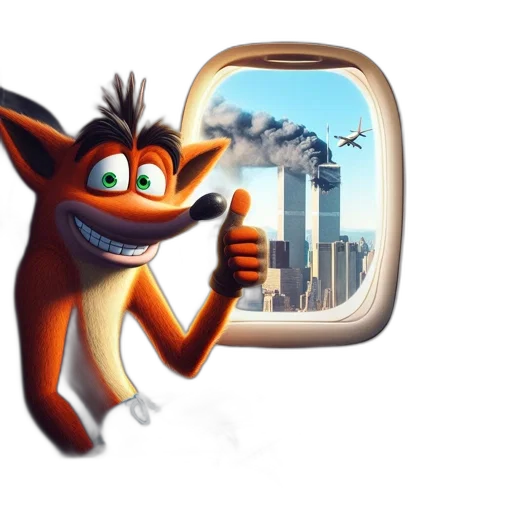 animal, concept art, cartoon, 3d render, fantasy art, animated, fox, smiling transparent PNG cut-out