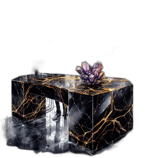 furniture, crown, jewelry, flower, concept art, photorealistic, 3d render, fantasy art transparent PNG cut-out