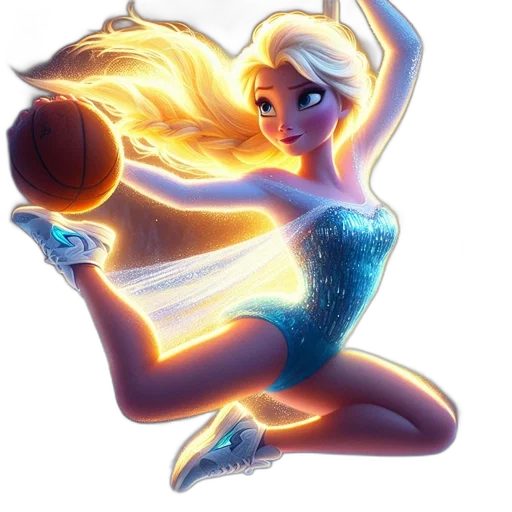 dress, fantasy art, concept art, cartoon, comic book art, fire, elsa, frozen transparent PNG cut-out