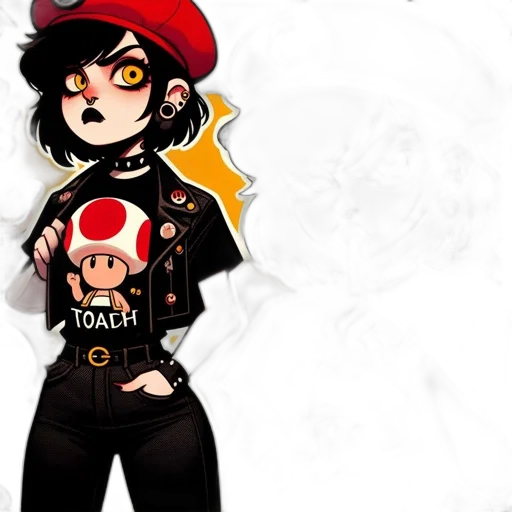 cartoon, concept art, pixel art, comic book art, red, dark, monochrome, two transparent PNG cut-out