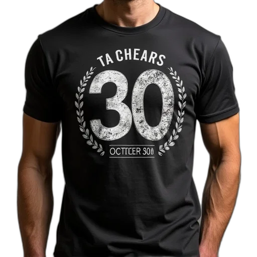 3d render, birthday, october, 30th transparent PNG cut-out