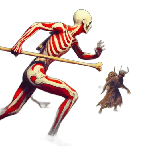 creature, animal, robot, concept art, fantasy art, comic book art, pixel art, red transparent PNG cut-out