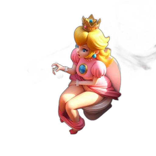 crown, dress, staff, hat, concept art, 3d render, pixel art, fantasy art transparent PNG cut-out
