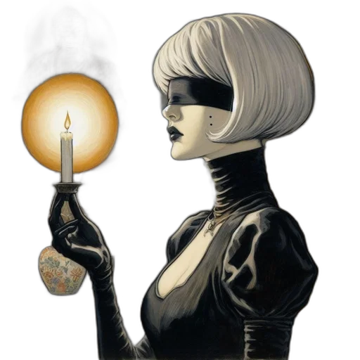 staff, jewelry, mask, comic book art, concept art, fantasy art, cartoon, fire transparent PNG cut-out
