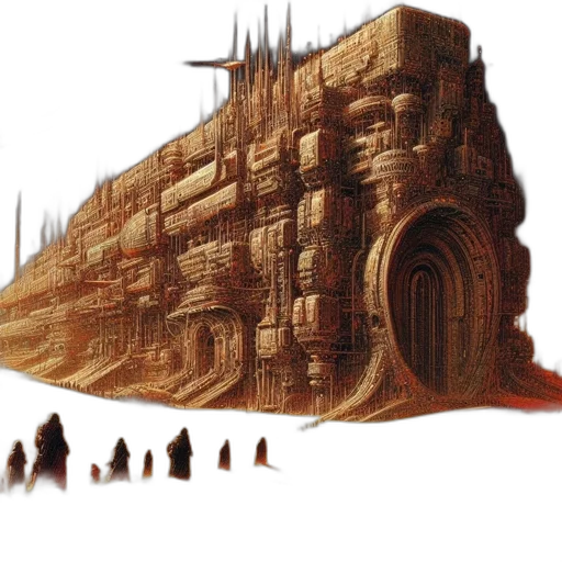 building, car, hair, robot, concept art, fantasy art, pixel art, 3d render transparent PNG cut-out