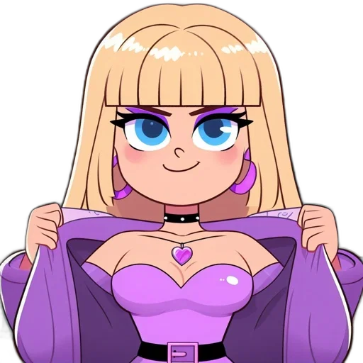 dress, robot, jacket, jewelry, cartoon, anime, concept art, pixel art transparent PNG cut-out