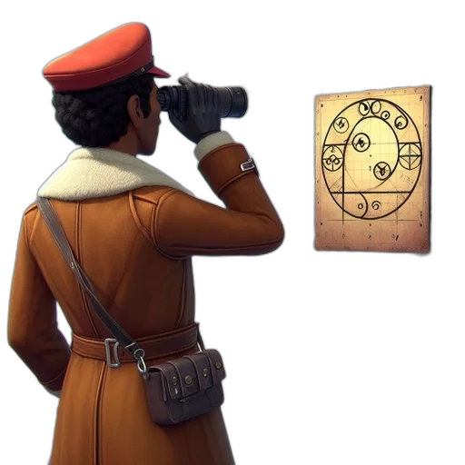 staff, weapon, face, mask, concept art, photorealistic, 3d render, fantasy art transparent PNG cut-out